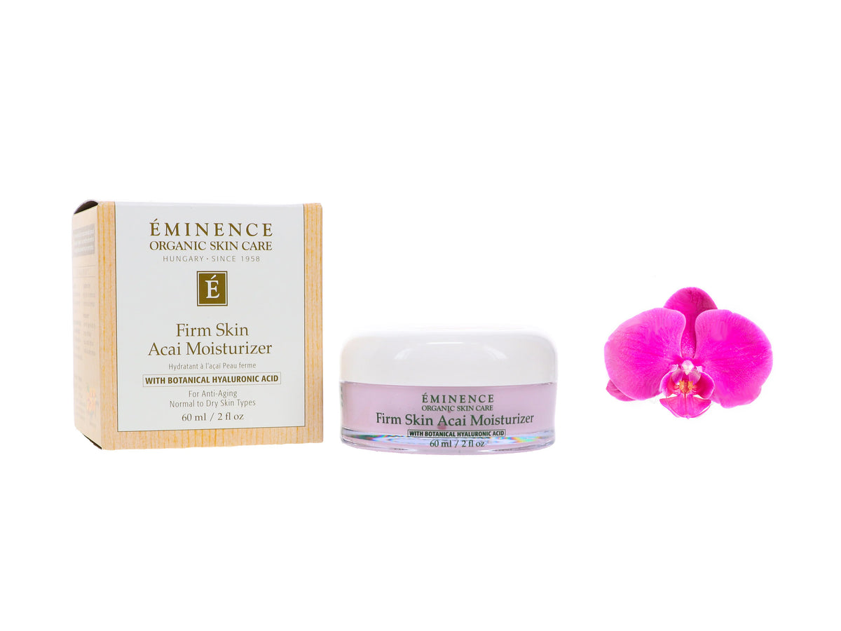 Eminence Firm Skin Acai Moisturizer Hyaluronic 60ml / 2oz Acid Age Defying