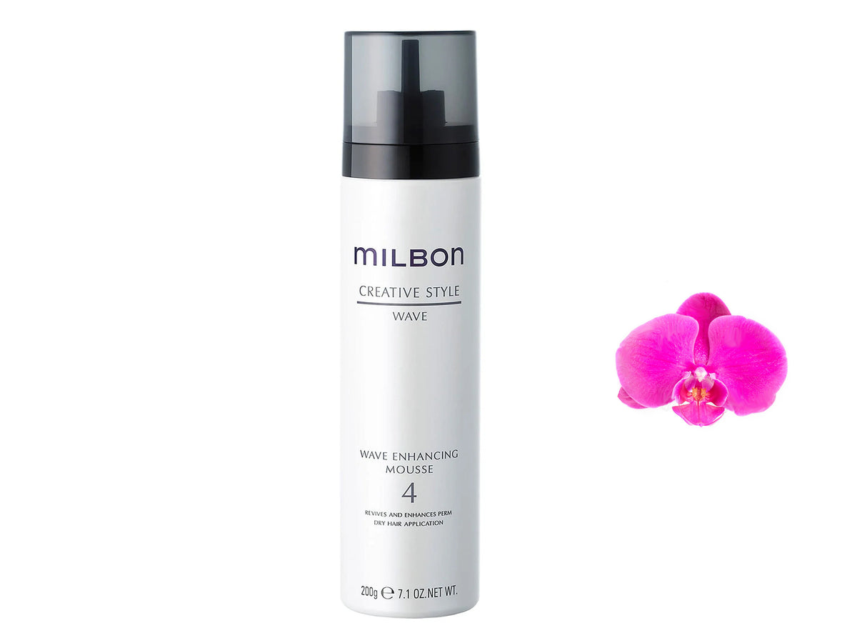 Milbon Creative Style Wave Enhancing Mousse No. 4 200ml / 7.1oz
