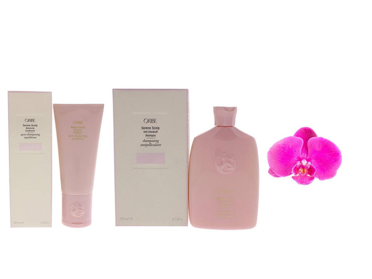 Oribe Serene Scalp Shampoo 8.5oz & Serene Scalp Conditioner 6.8oz Duo New With