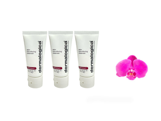 Dermalogica Travel Size Skin Resurfacing Cleanser 15ml / 0.5oz X 3 Tubes