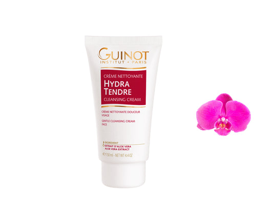 Guinot Hydra Tendre Cleansing Cream Gentle Cleansing Cream W/ Aloe Vera Extract 150ml / 4.4oz