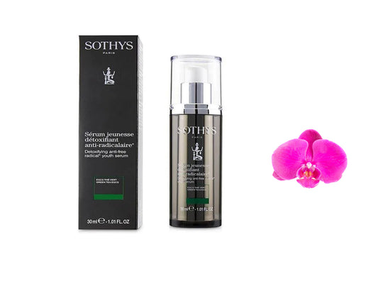 Sothys Detoxifying Anti-Free Radical Youth Serum 30ml / 1oz Radiance, Glow