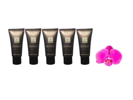 Sothys Energizing Face Cleanser 15ml / 0.5oz X 5 Tubes
