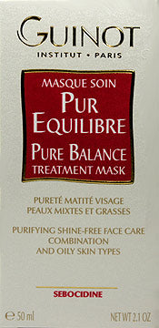 Guinot Pure Balance Treatment Mask Masque 50ml / 2.1oz Combination Oily