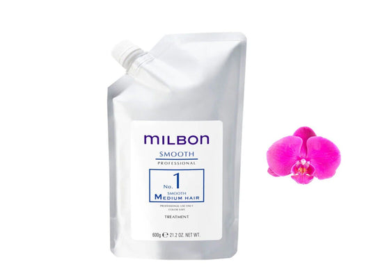 Milbon Smooth No. 1 Medium Hair Smooth 21.2oz / 600ml