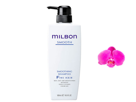 Milbon Smooth Smoothing Shampoo Fine Hair 16.9oz / 500ml