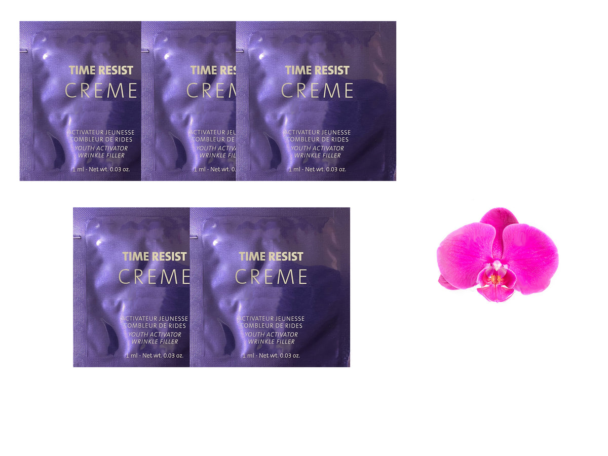 Yonka Time Resist Nuit Night Cream 5 Samples Brand New